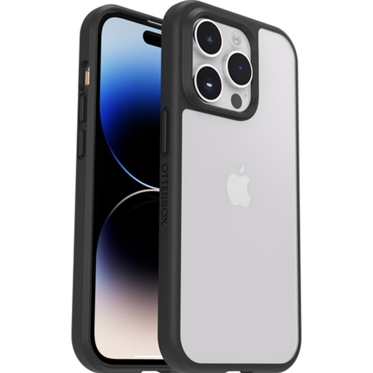Bild von Otterbox React (Pro Pack) Backcover Apple iPhone 14 Pro Transparent, Schwarz Stoßfest