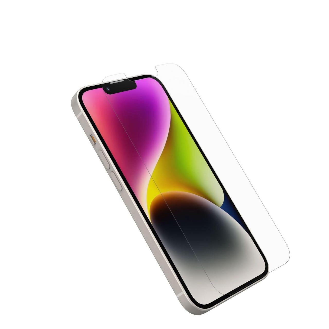 Bild von OtterBox Alpha Glass antimikrobiell (1 Stück, Apple iPhone 14, Apple iPhone 13, Apple iPhone 13 Pro), Smartphone Schutzfolie, Transparent