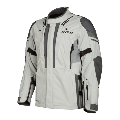 Bild von Klim Latitude 2023 Motorrad Textiljacke, grau, Größe M für Männer