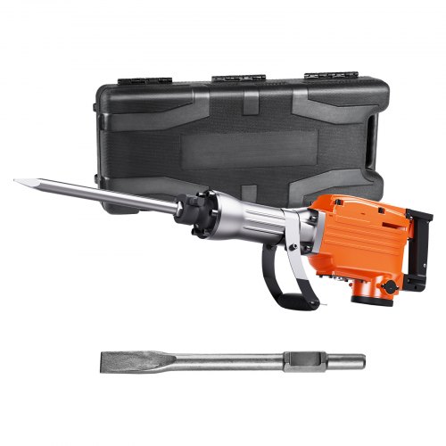 Bild von VEVOR Abbruchhammer Stemmhammer Stemmhämmer Hochleistung-Betonbrecher Elektro Abbruchhammer 2200W 286mm 2 Meissel-Set