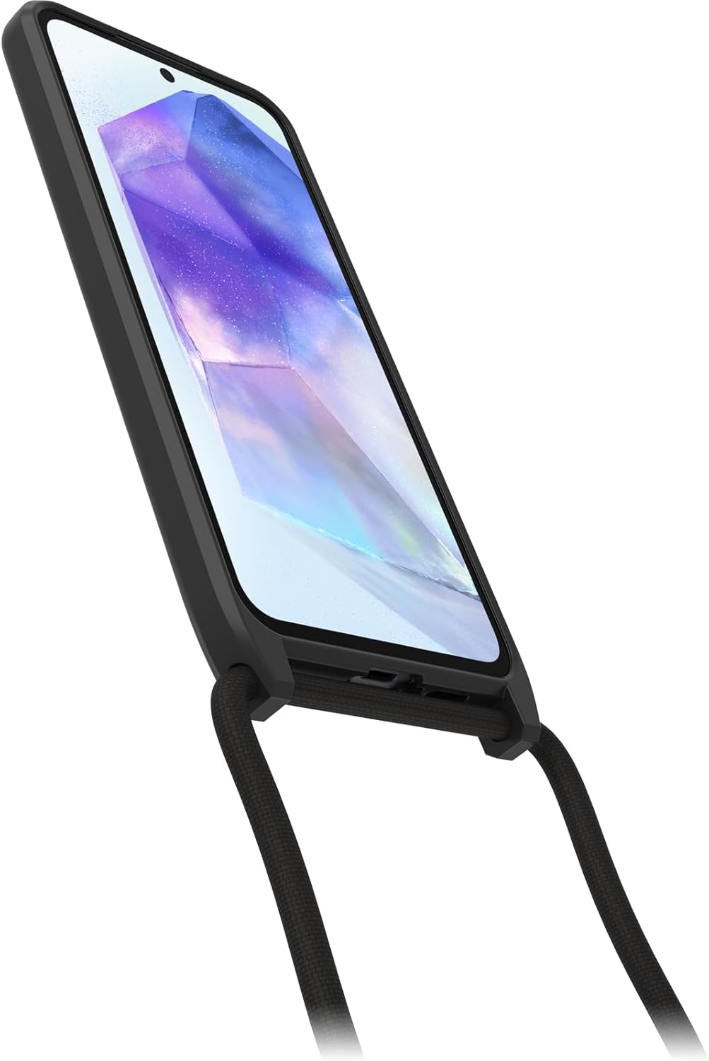 Bild von OtterBox React Necklace Hülle für Samsung Galaxy A55 5G, ultraschlanke, schützende Hülle mit Verstellbarer und Abnehmbarer Handykette, Getestet nach Militärstandard, Stardust