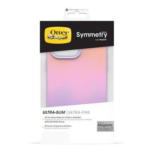 Bild von OtterBox Symmetry Series MagSafe Hülle für iPhone 16 Pro, stoßfest, sturzsicher, dünne Schutzhülle, 3X mehr Stürze als nach Militärstandard, Rose, OtterBox Symmetry mit MagSafe (iPhone 16 Pro), Smartphone Hülle, Rosa, OTTERBOX OB SYMMETRY MAGSAFE APPLE IPHONE 16 PRO BALLET SHOES-ROSE (77-96557), OtterBox Symmetry MagSafe Apple iPhone 16 Pro Ballet Shoes - rose, Otterbox OtterBox Symmetry MagSafe Apple iPhone 16 Pro - rose
