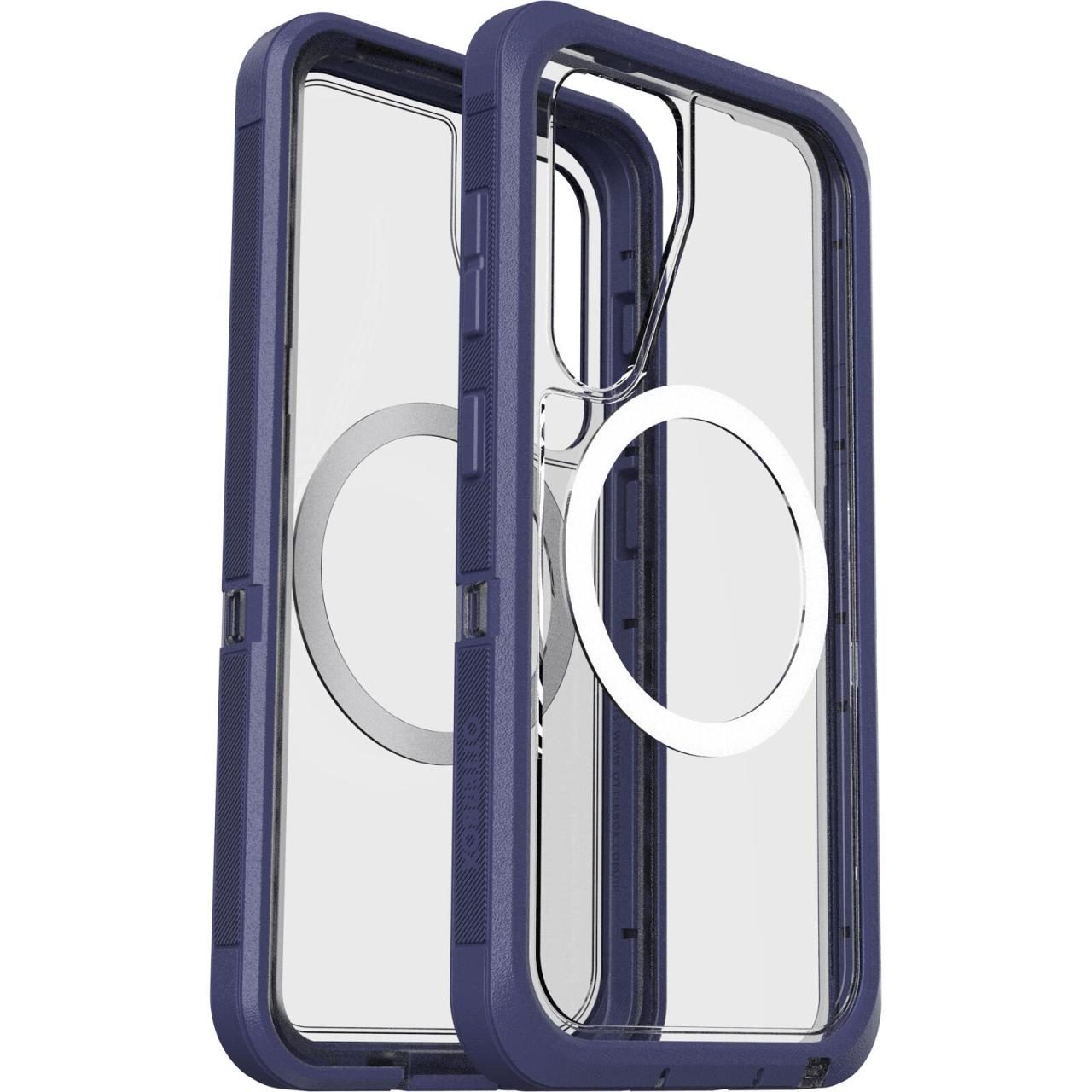 Bild von OtterBox Defender XT Clear Magnets Schutzhülle für Samsung Galaxy S25 Violet Thunder - clear/purple