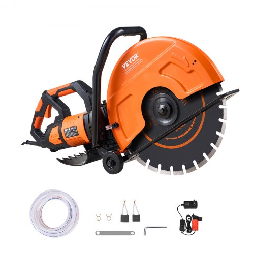 Bild von Vevor Elektrische Betonsäge, 16 Zoll, 3200 W 15 A Motor-Kreissägeschneider mit max. 6 Zoll einstellbarer Schnitttiefe