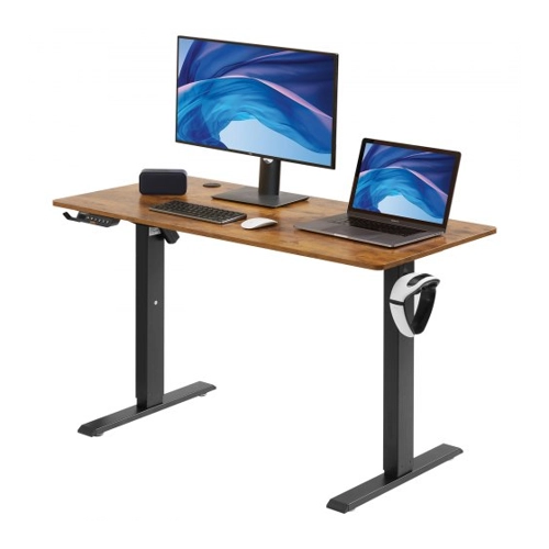 Bild von VEVOR Höhenverstellbarer Schreibtisch 140x60cm – Elektrisch für Büro und Zuhause