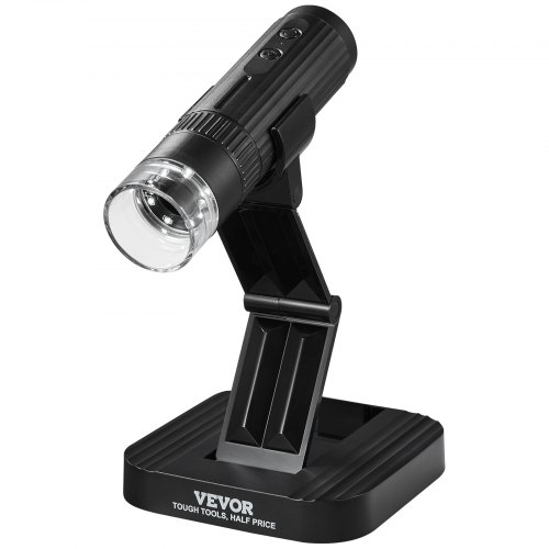 Bild von VEVOR Digital Mikroskop 50X-1000X Vergrößerung Auflichtmikroskop USB Mikroskop 8 LED, 2 Millionen Pixeln, 1080P Videoauflösung, 1920x1080(PC)/720x1280(Handy) Fotoauflösung Wi-Fi-Verbindung