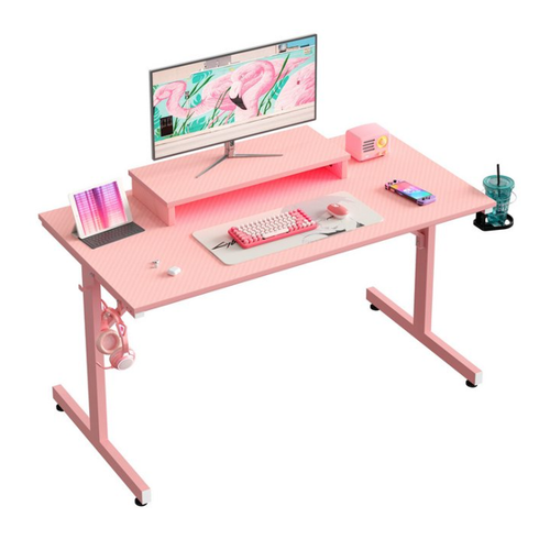 Bild von Bestier Gamingtisch 106cm mit RGB-LED: Der perfekte Begleiter für Gamer