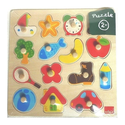 Bild von Goula D53023 - Holzpuzzle: Silhouetten, 15 Teile