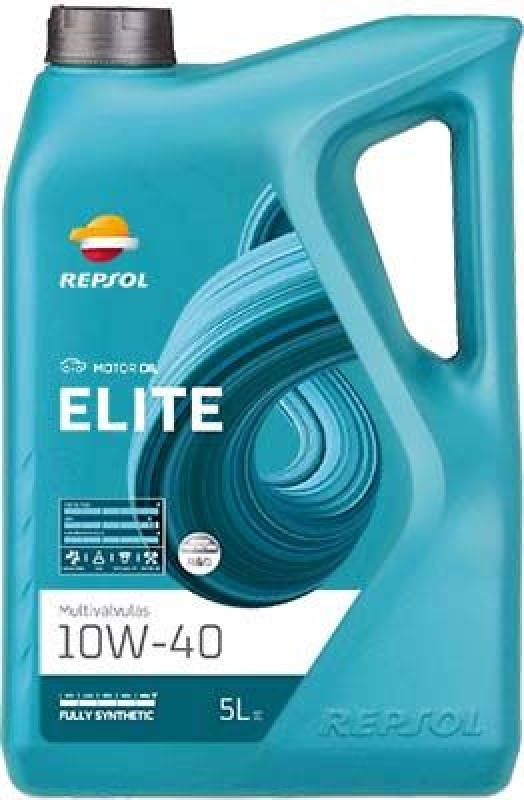 Bild von Repsol Elite Multiválvulas 10W-40 5l Motoröl RPP0064MFB VOLKSWAGEN: Passat B5 Estate, Golf 4, Golf 5, AUDI: Q3, A8 D3, A4 B8 Avant