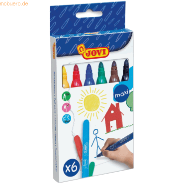 Bild von Jovi, Malstifte, Fasermaler Maxi VE=6 Farben (6 Farben, 6 x)