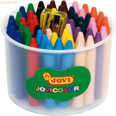 Bild von Jovi, Malstifte, Wax Crayons Jumbo Wachsmalstifte farbsortiert, 60 St. (10 Farben, 60 x)