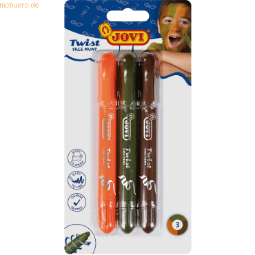 Bild von Jovi Kinderschminkstifte Face Paint Boy VE=3 Stück Blister