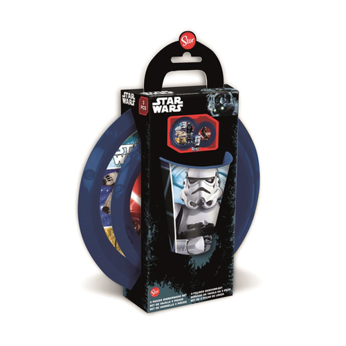 Bild von Star Wars 3-teiliges Set in Geschenkbox von Euromic