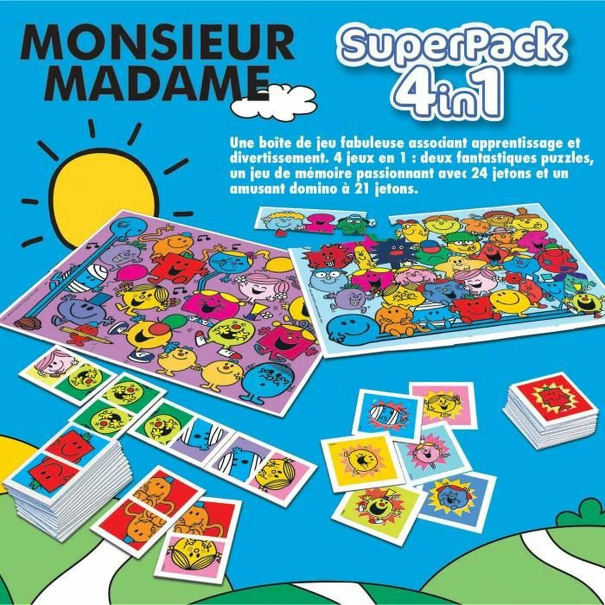 Bild von Educa Monsieur Madame 4in1 Spieleset