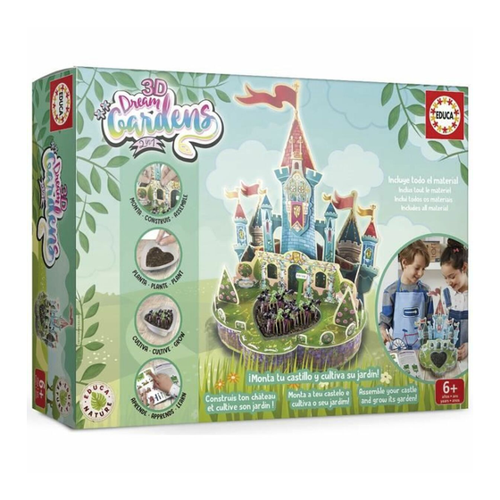 Bild von Educa 19468 3D Dream Garden 2-in-1 Schloss – Wissenschaftsspaß für Kinder