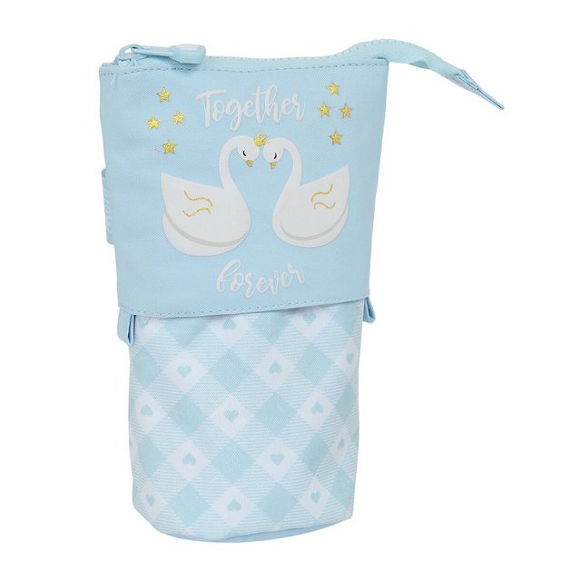 Bild von Glowlab CISNES – umwandelbares Federmäppchen aus Safta, Federmäppchen für Kinder, ideal für Schulkinder, bequem und vielseitig, Qualität und Stärke, 8 x 6 x 19 cm, Hellblau, hellblau, Estándar, Casual