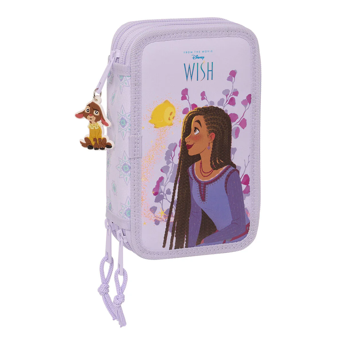 Bild von Dreifaches Federmäppchen Wish Lila 12.5 x 19.5 x 5.5 cm (36 Stücke)