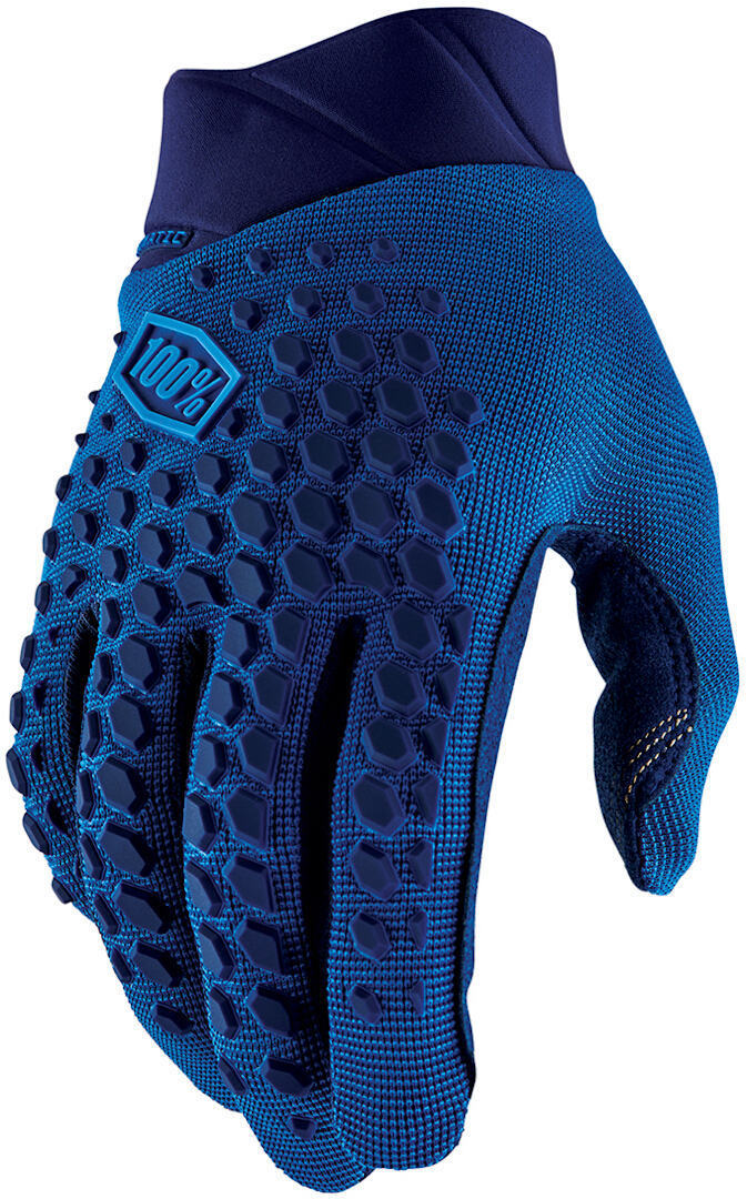 Bild von 100% Geomatic Fahrrad Handschuhe, blau, Größe M für Männer