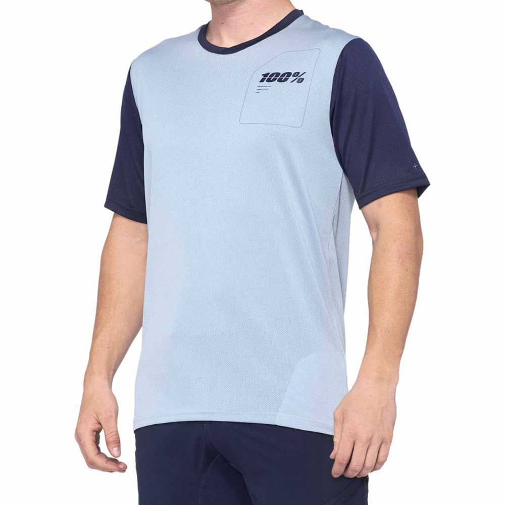 Bild von 100percent Ridecamp Lt Short Sleeve Enduro Jersey Blau L Herren
