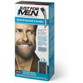 Bild von Just For Men  Haarfärbung Färbendes Gel Für Schnurrbart, Bart Und Koteletten dunkelbraun