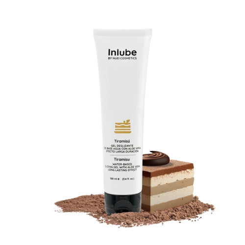 Bild von Waterbased Sliding Gel - Tiramisu - 3.4 fl oz / 100 ml, Nuei Inlube Tiramisú