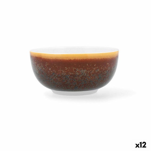Bild von Ariane Geschirr-Set, Schale Ariane Coupe Decor aus Keramik Braun (12 cm) (12 Stück)