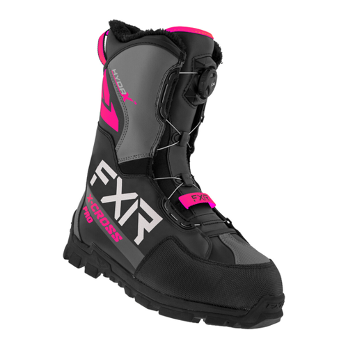 Bild von FXR X-Cross Pro BOA Snowmobil Stiefel - schwarz-pink, Größe 36 für Männer