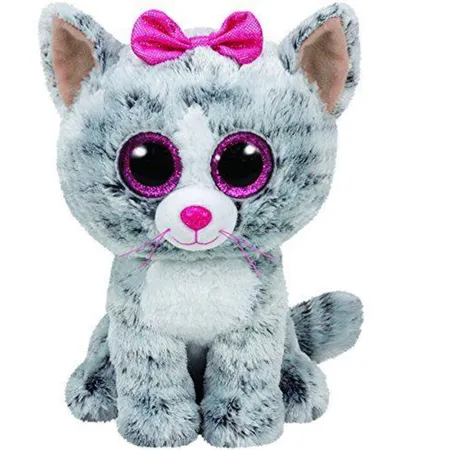Bild von Ty® Kuscheltier Beanie Boos Kiki Katze grau 15cm Kuscheltier