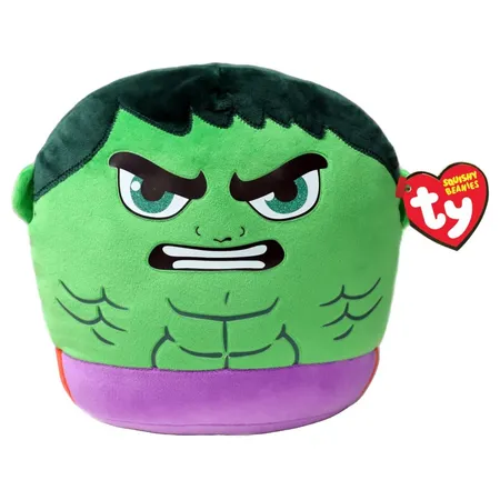 Bild von Ty® Kuscheltier Hulk Squishy Beanies Plüschkissen (35 cm) - Marvel