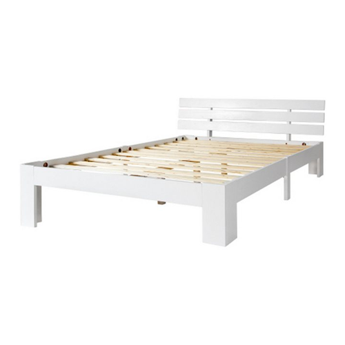 Bild von Celya Holzbett Massivholz Doppelbett mit Kopfteil, 200 x 140 cm, 100% Kiefer