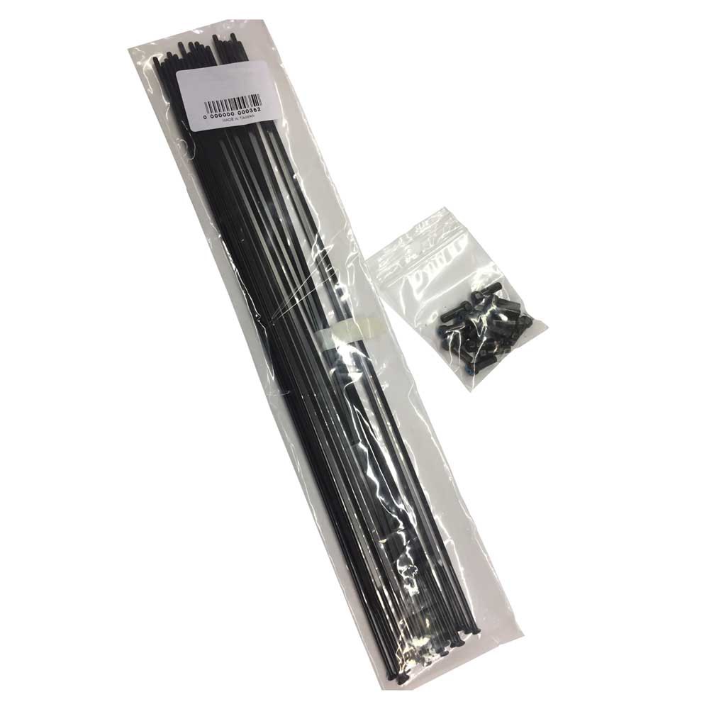 Bild von Vision Team 30 Comp Spokes 21 Units Schwarz 272-281-270 mm