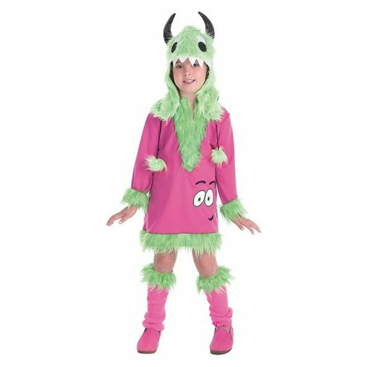 Bild von Verkleidung für Kinder grün Rosa Monster