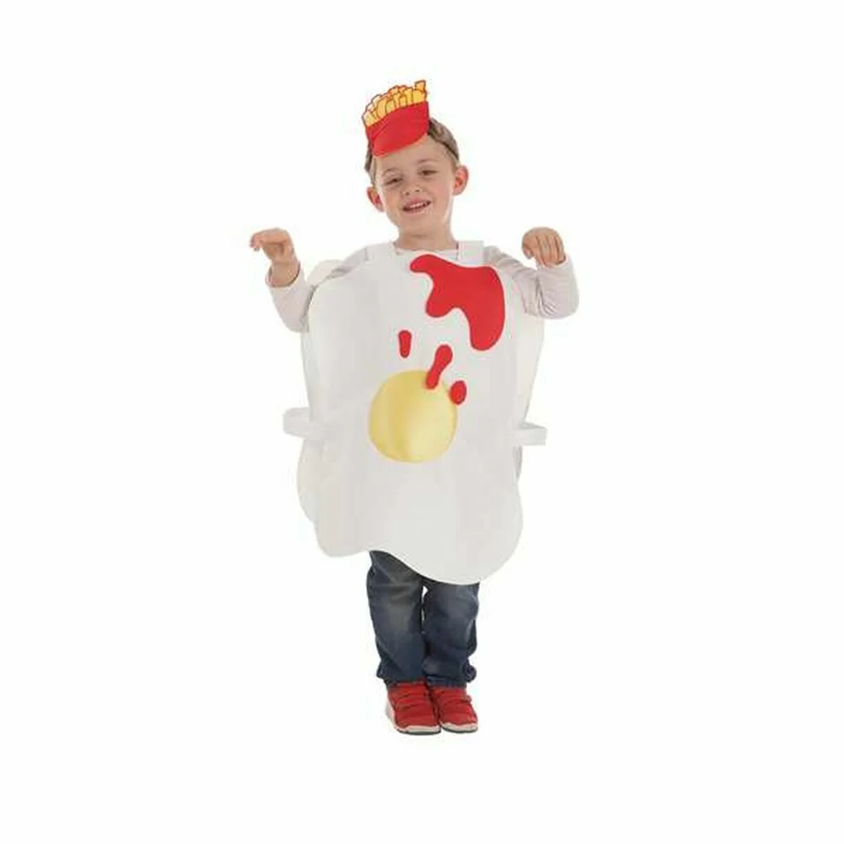 Bild von Verkleidung für Kinder Tomate Ei Frittierte Kartoffeln (2 Stücke)