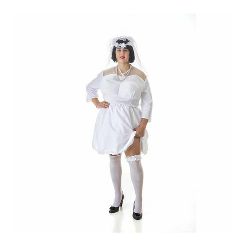 Bild von Verkleidung für Erwachsene – Sexy Hochzeitskleid (4 Stücke) von BigBuy Carnival