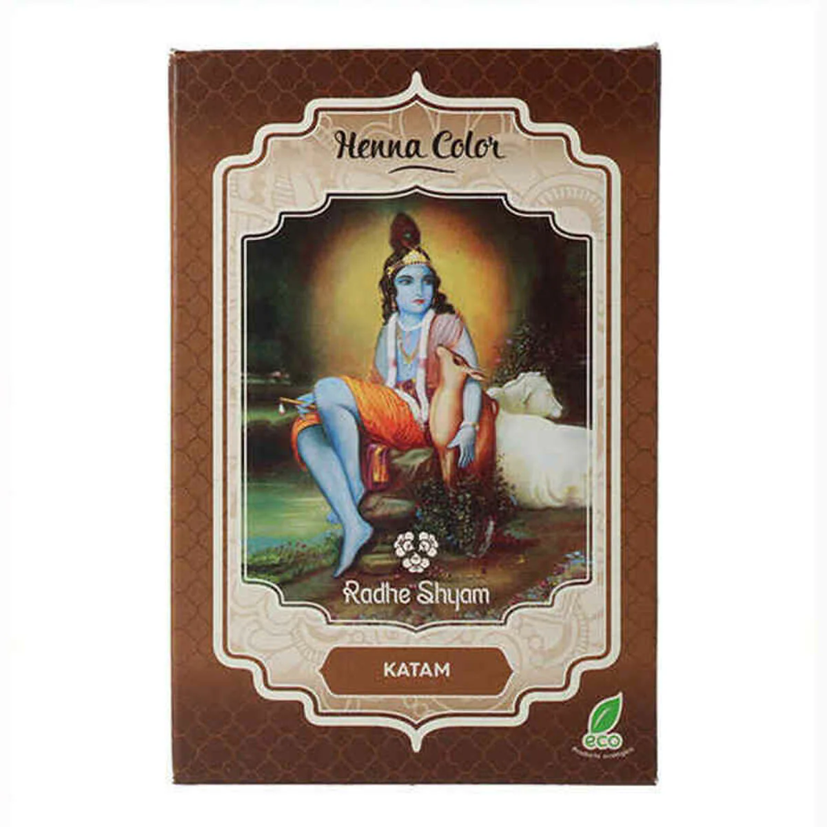 Bild von Demi-permanentes Färbemittel Henna Radhe Shyam 001320025 Katam (100 g)