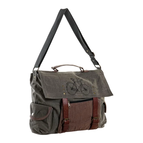 Bild von DKD Home Decor Schultertasche Fahrrad Grau Braun