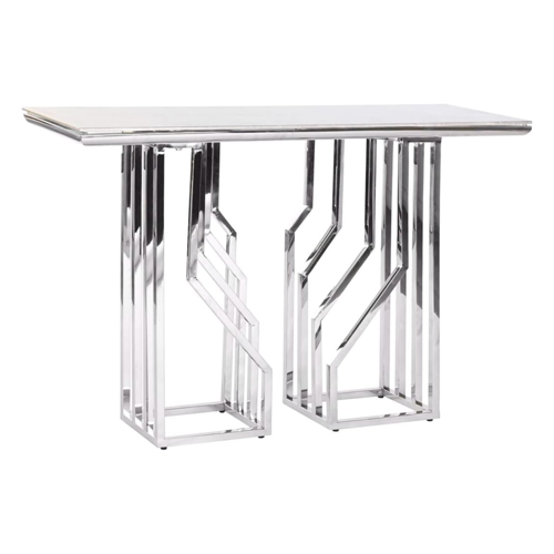 Bild von DKD Home Decor Konsole - Stilvolle Stahl-Glaskonsole für Ihr Zuhause