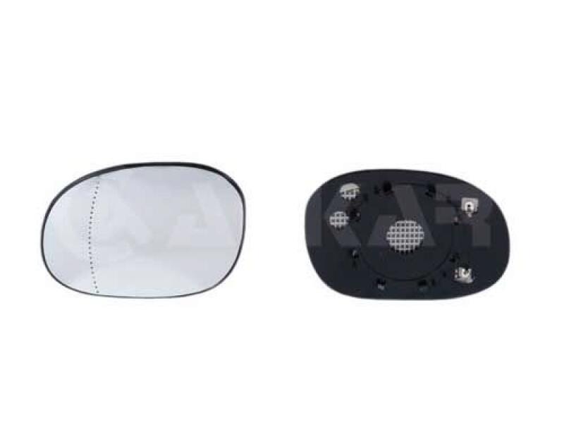 Bild von ALKAR Außenspiegelglas links 6431283 Spiegelglas,Spiegelglas, Außenspiegel PEUGEOT,CITROËN,206 Schrägheck (2A/C),206 CC (2D)