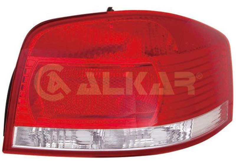 Bild von ALKAR 2222500 Rückleuchte Heckleuchte, Rücklicht, Schlussleuchte rechts P21W, PY21W, H21W ohne Lampenträger AUDI: A3 Hatchback