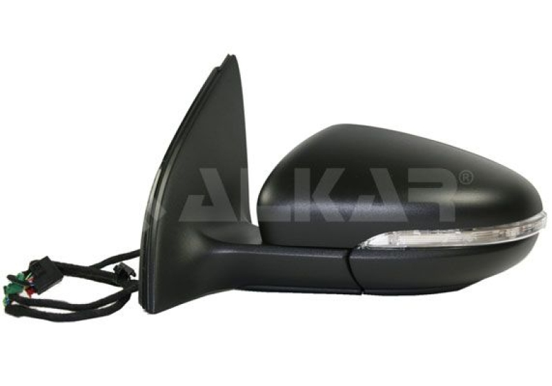 Bild von ALKAR 6142124 Außenspiegel Rückspiegel, Seitenspiegel, Autospiegel rechts elektrisch beheizbar, mit Memory, konvex für Linkslenker VOLKSWAGEN: GOLF 6