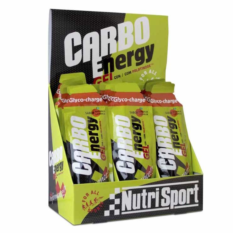 Bild von Nutrisport Carbo Energy Gels Box 18 Units Mehrfarbig