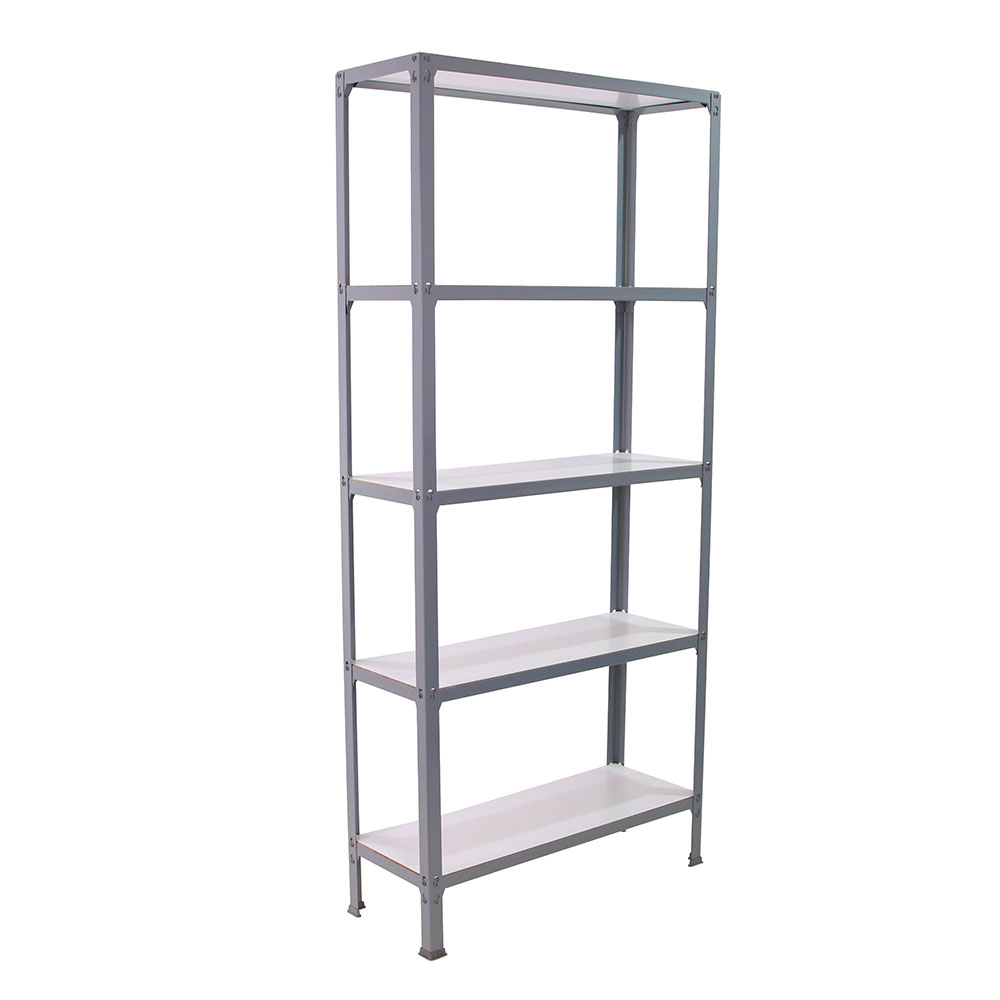 Bild von Simonrack Regal SIMONHOME CLICK PLUS 8425437070044 grau, weiß 100,0 x 30,0 x 180,0 cm