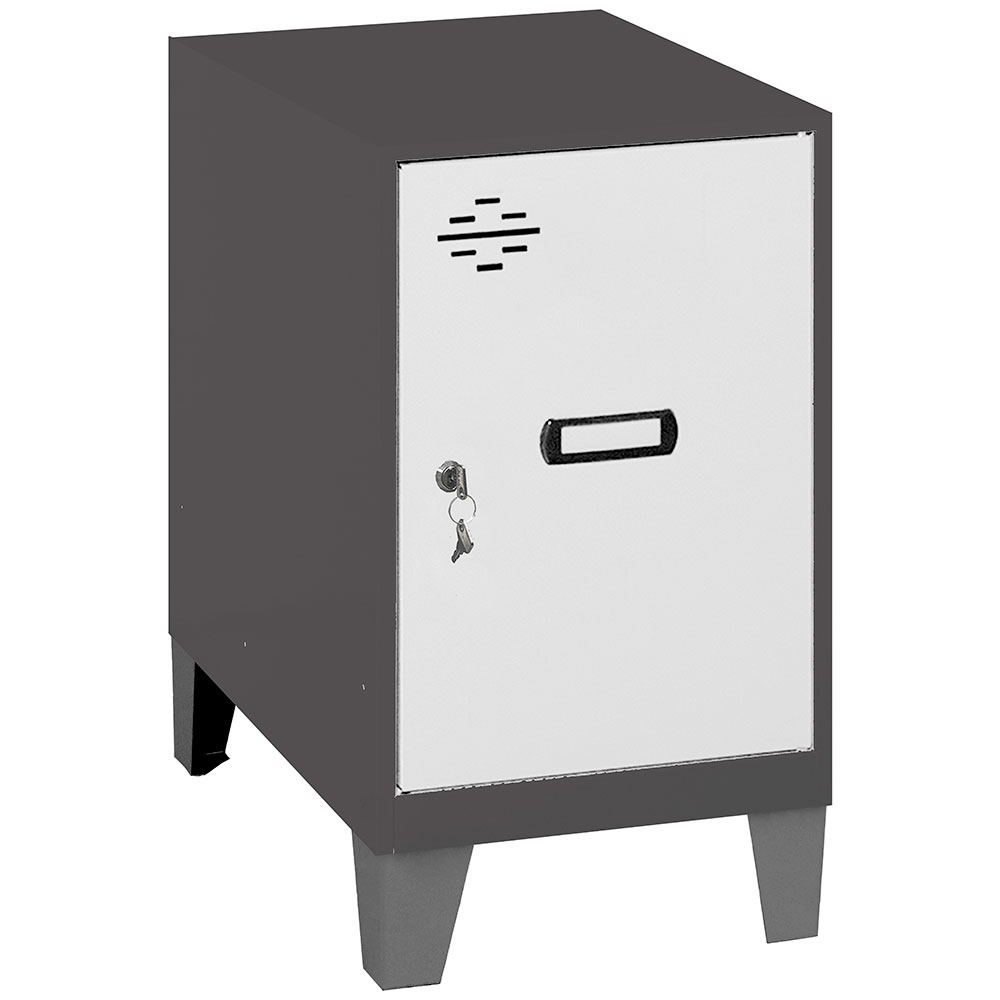 Bild von Simonrack Spind SIMONLOCKER DISM anthrazit, grau 8425437119897, 1 Schließfach 30,0 x 50,0 x 57,5 cm