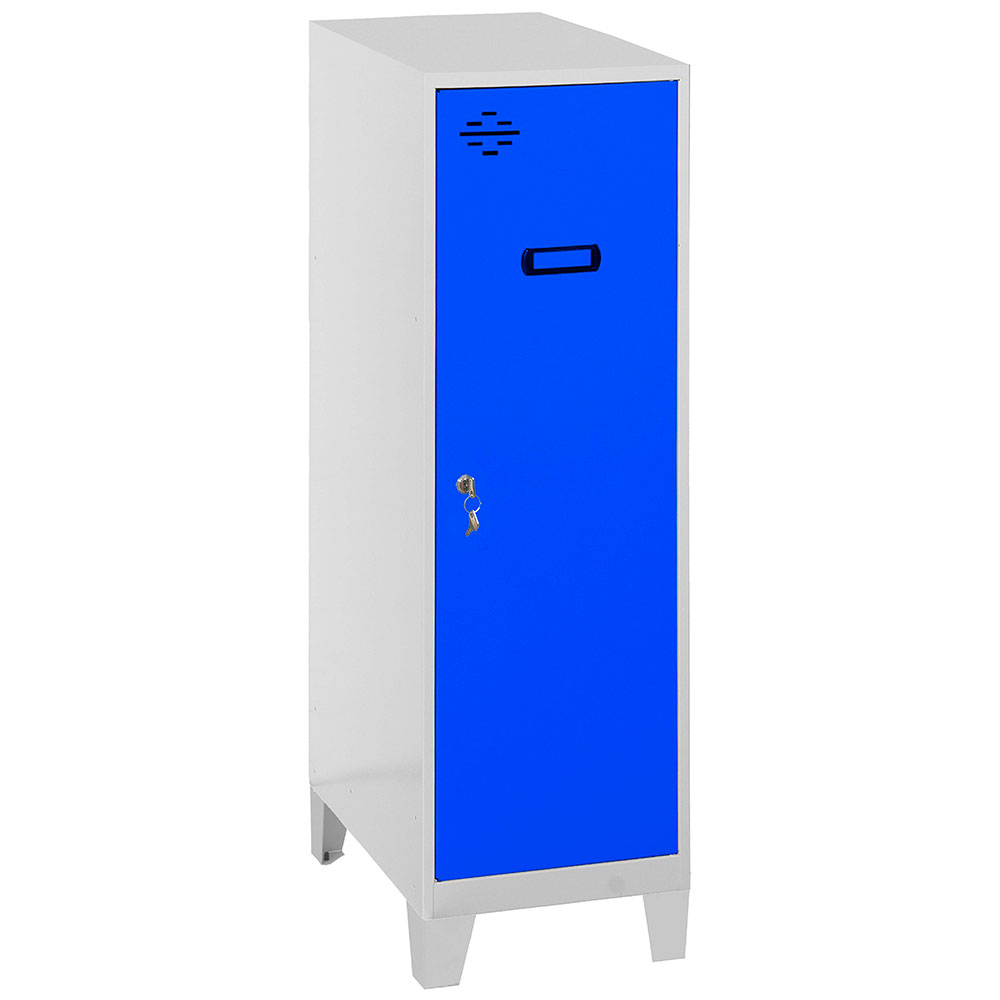 Bild von Simonrack Spind SIMONLOCKER DISM SINGLE blau, grau 8425437120251, 1 Schließfach 30,0 x 50,0 x 101,5 cm