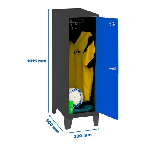 Bild von Simonrack Spind SIMONLOCKER DISM SINGLE anthrazit - Praktische Aufbewahrungslösung