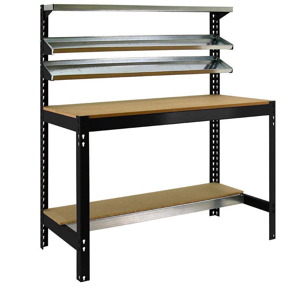 Bild von Simonwork (bancos De Trabajo) Bt1 Metal Shelf 1445x1210x610 Mm Silber