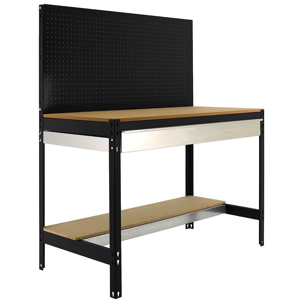 Bild von Simonrack Werkbank SIMONWORK anthrazit 1 Schublade 121,0 x 61,0 x 144,5 cm