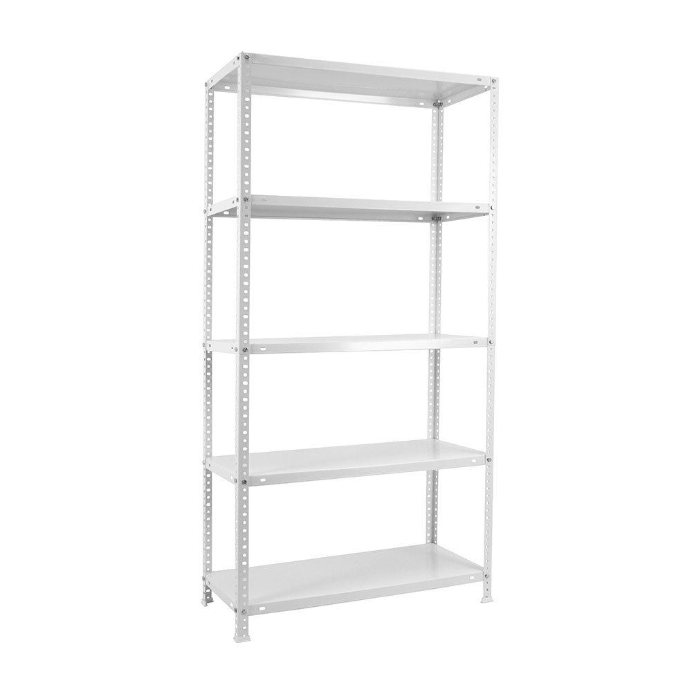 Bild von Simonrack Schwerlastregal COMFORT PLUS 5/400 202100014201045 weiß 100,0 x 40,0 x 200,0 cm