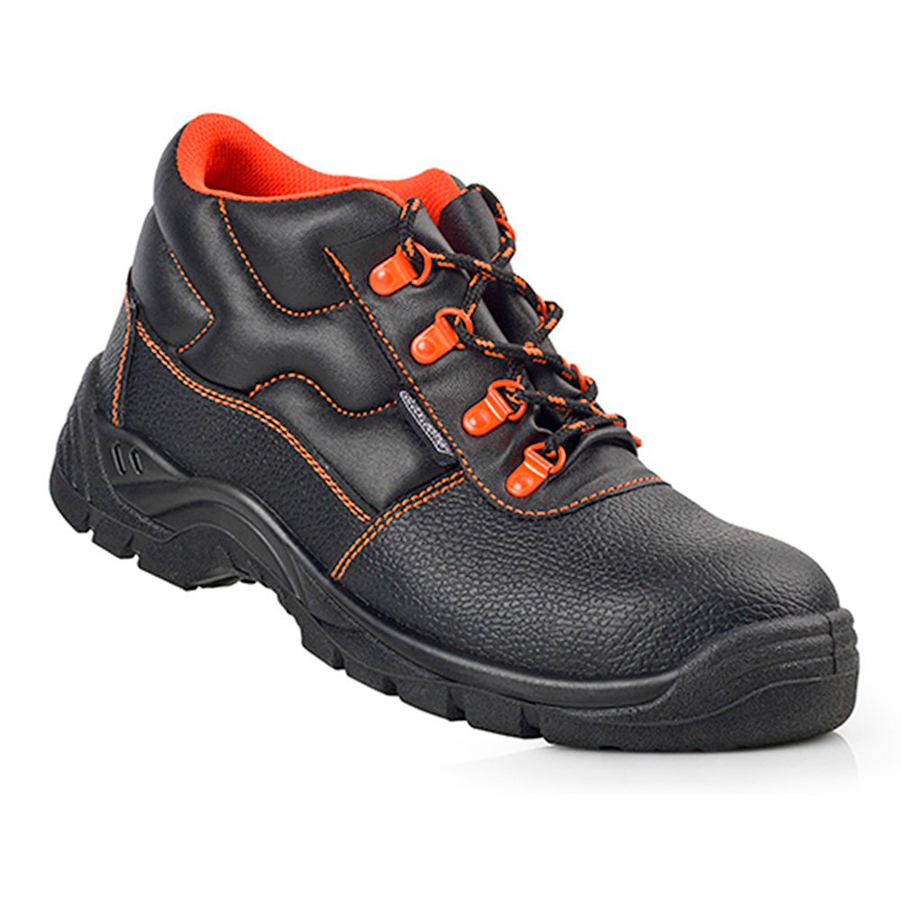 Bild von Schwarze Leder-Sicherheitsstiefel S3 src Größe 37 Blackleather