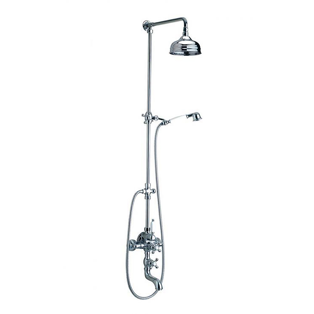 Bild von Ramon Soler Thermogaudi Thermostat Wafü- und Brausebatterie Aufputz mit 200 mm Kopfbrause 3068 G